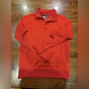 Under Armour Boys ColdGear Infrared Henley Snap Sweatshirt 

Red - Youth Medium